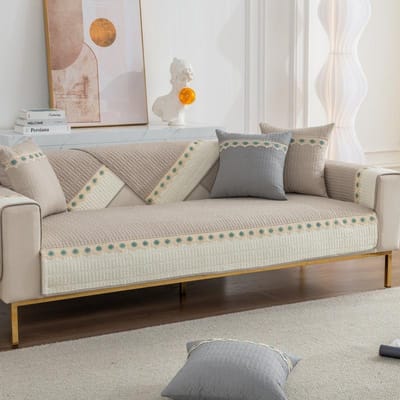Nouveau Coton Printemps Assorti Dentelle Coussin de Canapé Simple Coton Pur Tissu Antidérapant Coussin de Canapé Serviette 70*70