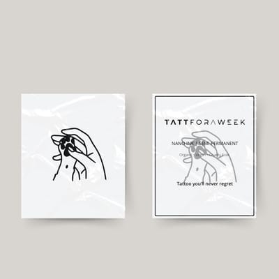 Tijdelijke tattoo pootje en hand | Neptattoo volwassenen | Tijdelijke tattoo voor volwassenen | Temporary tattoo | Plaktattoos voor volwassenen | Neptattoos | Probeer zorgeloos een tattoo | tattforaweek