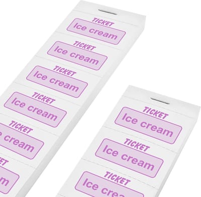 CombiCraft consumptiebon Ice cream per 1000 bonnen - wit