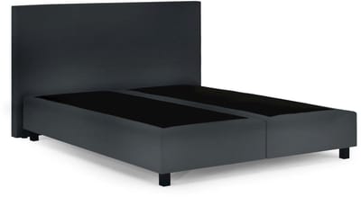 Boxspring Essential - 120x200 Zonder matras - Antraciet Glad - BG Homestyling