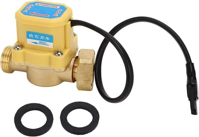Automatische Pompdrukschakelaar - Boosterpomp Controle - Pomp Automatiseren - Universeel Instelbaar - G3/4 tot G1/2 - Goud