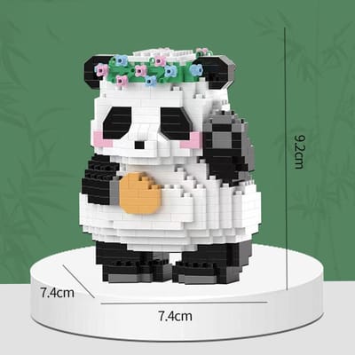 Hoge Kwaliteit Knew Hoge Kwaliteit Gebouwd Hoge Kwaliteit Schattig Hoge Kwaliteit Panda Bouwpakket Klein formaat Compact formaat Hoge Kwaliteit Bouwen in bag