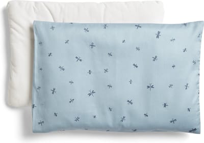 Ergopouch Slaapkussen met kussensloop - Hoofdkussen kind - Slaapkussen - Organisch kinderkussen - Dragonflies
