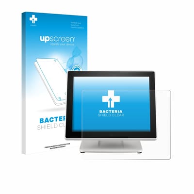 upscreen - Screenprotector voor Posiflex PS-3615-G2 - Folie Beschermfolie transparant antibacterieel