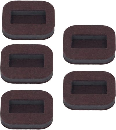 Stoelpoot Beschermers - Wiel Cups - Vloer Beschermen - Antislip Vilt Basis - 8x7x2 cm - Grijs