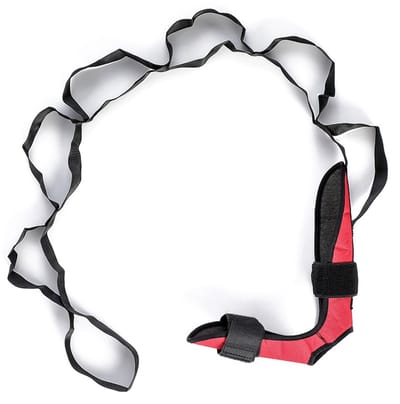 Plantaire Fasciitis Stretcher + Hamstring & Achillespees Stretchband – Ideaal voor Fysiotherapie, Pijnverlichting & Flexibiliteit-OUTARO