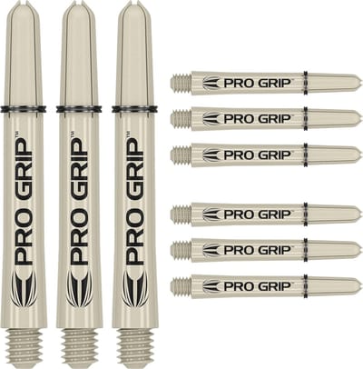 Dart Shafts - Dart Accessoires - Precisie Werpen - Optimale Grip - Inbetween Lengte - Zandkleur