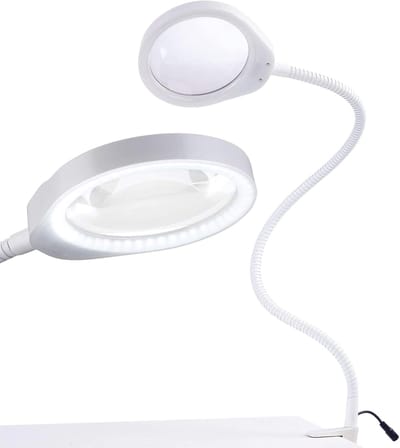 Vergrootglas met Verlichting - Loeplamp - Vergrootspiegel Led - Wit