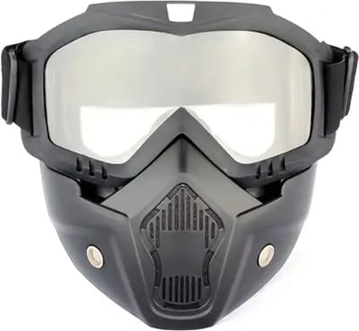 Bovista Airsoft Masker - Paintball - Mask - Tactical Helmet - Helm - Zwart - Wit Vizier