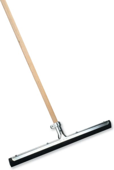 Buemag Vloertrekker/waterbezem - metaal/rubber - breedte kop 45 cm - steel hout 130 cm - Douche vloer trekker