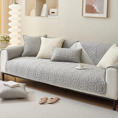 Hoge Kwaliteit Stof Schuren Bankhoes Bloemen Jacquard Antislip Bankhoezen Borduurwerk Bank Handdoek Fauteuil Kussen Lente Zomer 70x70cm 1pcs