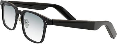 Slimme Audio Bril - Muziekbril Zonnebril - Oogbescherming Muziek - Anti Blauw Licht Lenzen - 44mm Hoogte - Zwart