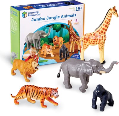 Learning Resources Jumbo Jungledieren - Speelfiguren - vanaf 18 maanden