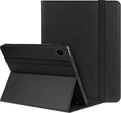 Rosso Element Hoes Geschikt voor OnePlus Pad Go 2 | Book Case | Volledige bescherming | Elastische band | Sleep/Wake functie | Met Penhouder | Verstelbare standaard | Zwart