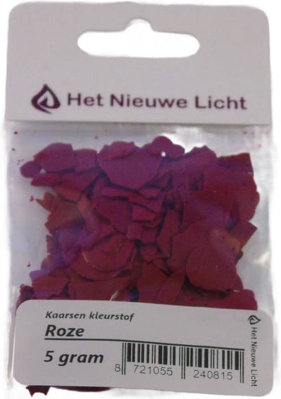 Het Nieuwe Licht ® - Kaarsen kleurstof - ROZE- 5 gram