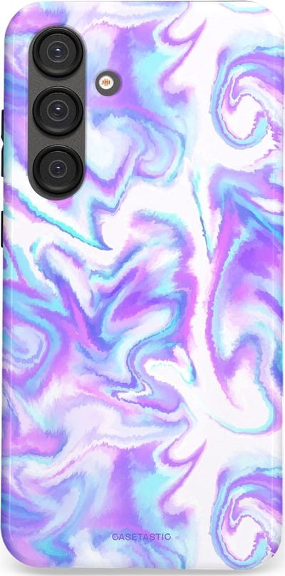 Casetastic Hoesje Geschikt voor Samsung S25 Plus - Stijlvolle Beschermende Duo-layer Case - Tie Dye magie