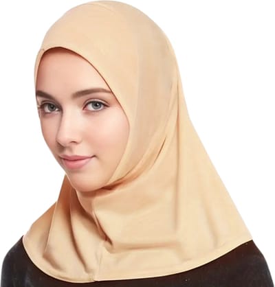 Bovista Hoofddoek - Hijab - Dames - Abaya - Sjaal - Islamitische Kleding - Moslim Kleding - Alhamdulillah - Beige
