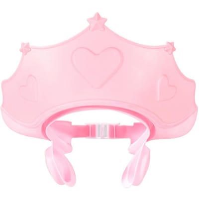 Bonnet de douche souple pour bébé, chapeau de lavage de cheveux réglable pour enfants, protection des oreilles, shampoing sûr pour enfants, bain, douche, protection de la tête rose