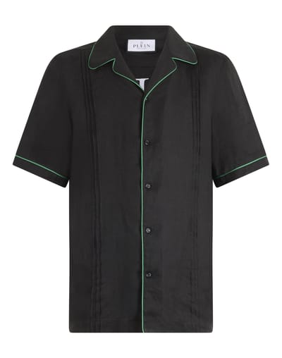 Linen Bowling Shirt Plein Tennis