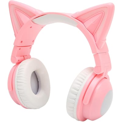 Kattenoren Bluetooth Headset Stereo Schattig Hoge Gevoeligheid Ingebouwde Microfoon Verstelbare LED Kinderheadset