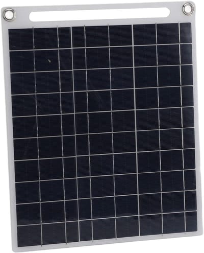 Draagbaar Zonnepaneel - Opvouwbaar Paneel - Apparaten Opladen - Hoge Efficiënte Output - 15W 16V - Zwart