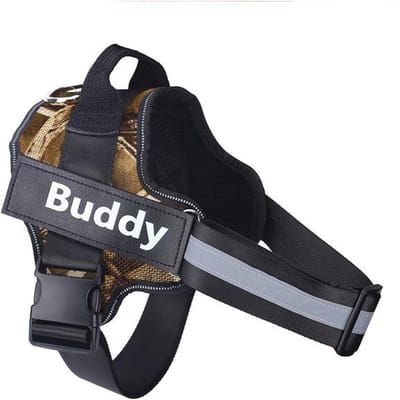 Gepersonaliseerd Hondentuig NO PULL Reflecterend Ademend Huisdier Tuig Vest Voor Kleine Grote Hond Outdoor Wandelen Training Accessoires XS
