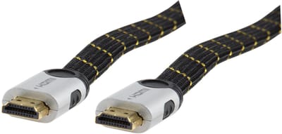 HDMI 1.3 Platte Kabel met Metalen Plug, 1.5m
