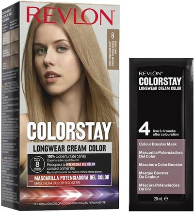 Permanente Kleur Revlon Colorstay Lichtblond Nº 8