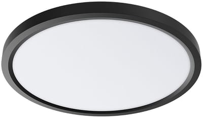 LED Plafondlamp - Brinton Jin - 45W 5280lm - Aanpasbare Lichtkleur 3000K-4000K-6500K - Ø500 mm - Opbouw - Rond - Zwart