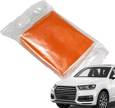 Auto Klei - Dieptereiniger Lak - Auto Polijsten - Vlekken Verwijderaar - 10 x 5 x 2.5 cm - Oranje