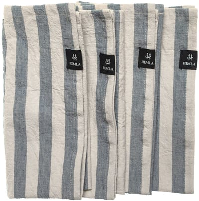 Himla Riviera servet azur - set van 4