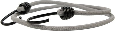 Afdekzeilwinkel - Snelbinder 100cm grijs pe 8mm koord met 2 spinhaken