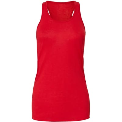 Bella+Canvas Flowy Racerback Tank Top BL8800 - Red - L