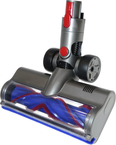 Dparts elektrische turboborstel zuigmond met LED verlichting geschikt voor Dyson steelstofzuiger - voor series V7 V8 V10 V11 V15 - vloerborstel vloerzuigmond mondstuk stofzuigermond