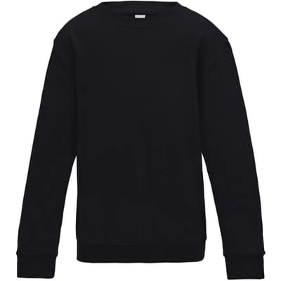 Just Hoods - AWDis Sweat Kinder - Deep Black maat 9/11 (L)