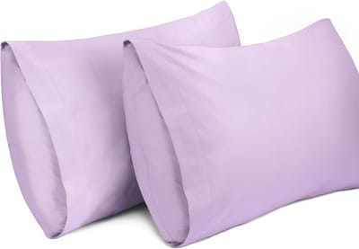 2-Pack Kussenslopen 100% Katoen Ademend 50x80 cm Lichtpaars