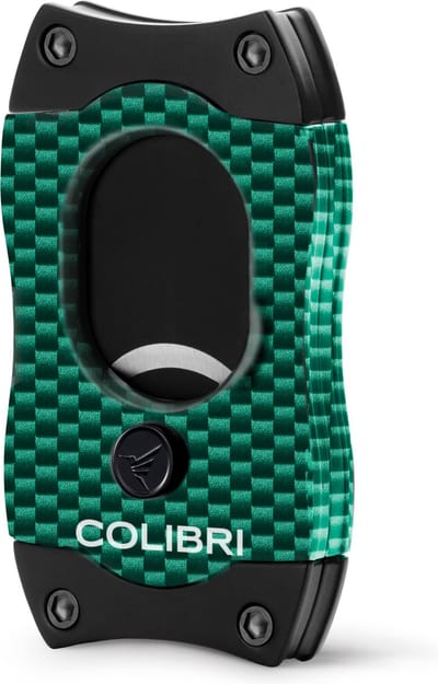 Colibri S-Cut Sigarenknipper - tot 66 Ring Damesmaat - Sigaar Knipper met Anti-kleef Coating - Groen