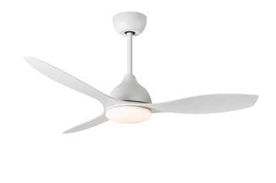 A-Flow Aerolight 48 Inch Plafondventilator met Verlichting - Wit - Afstandsbediening - 6 Snelheden - Dimbare LED Lamp - Timer