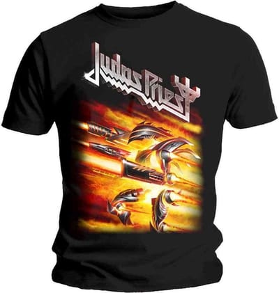 Judas Priest - Firepower Heren T-shirt - S - Zwart