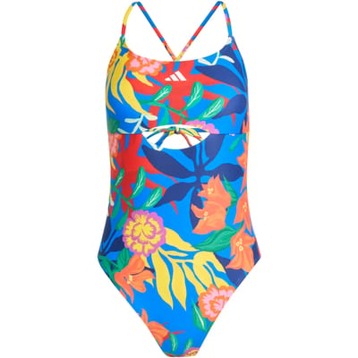 Adidas Sportswear Mexicana Florals Tie-Back Badpak - Dames - Blauw