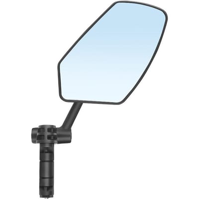 Rétroviseur de vélo Grand Angle Réglable Rétroviseur de Guidon de Vélo Rétroviseur Latéral de Vélo noir