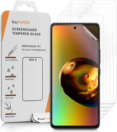 kwmobile 6x screenprotectors geschikt voor Samsung Galaxy A53 5G - beschermende folie voor smartphone