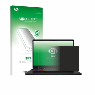 upscreen - privacy screenprotector voor MSI Vector 16 HX AI - Folie Beschermfolie Blauwlichtfilter
