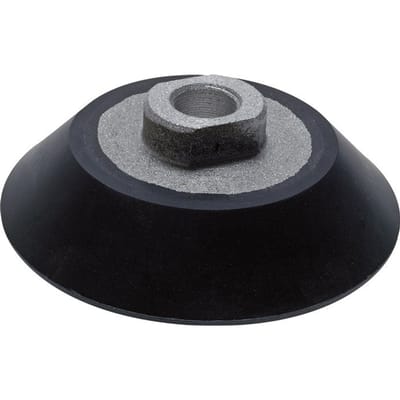 75mm Vlak siliconen Rood Vacuümzuignap G 1/4 inch Binnendraad Slag 5mm Dubbele veiligheidslip - SCL-F-75-5-SI-F-014