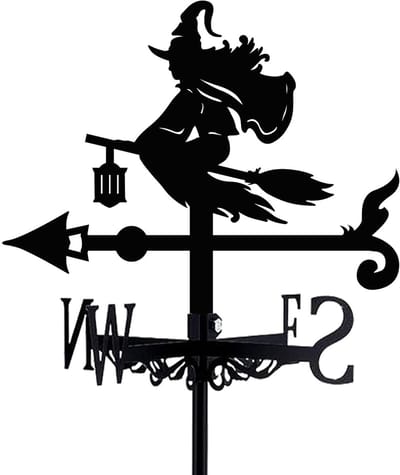 Windwijzer - smeedijzeren windwijzer - decoratief - weerbestendig - geschikt voor tuinen en daken-FXB13
