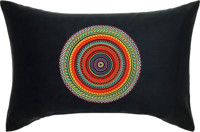 Decoratief Kussen - Sierkussen Met Overtrek - Woonkamer Decoratie - Zacht Velours Uiterlijk - 40x60cm - Mandala Patroon