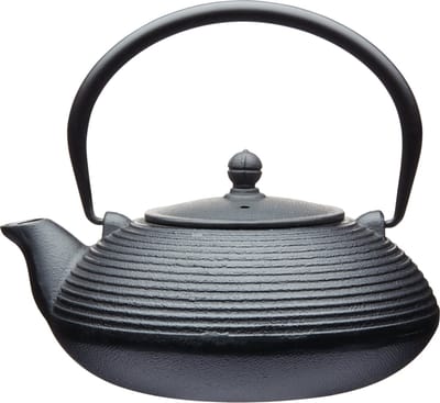 La Cafetière - Theepot - Gietijzer - Geëmailleerde Binnenkant - Zwart - 900ml