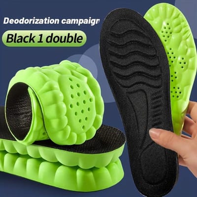 Schokabsorberend Comfortabel Ademend Bijvoet Deodorant Binnenzool Voetboogondersteuning Latex Zacht Zweetabsorberend Hardloopvoeten Verzorging green
