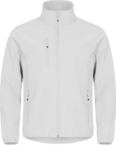 Clique Classic Softshell Jacket 0200910 - Wit - 4XL