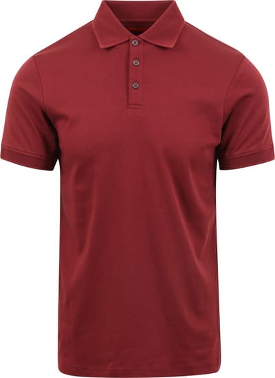 Suitable Liquid Polo Bordeaux - Maat XL - Heren - Polo shirt Heren met Korte mouw